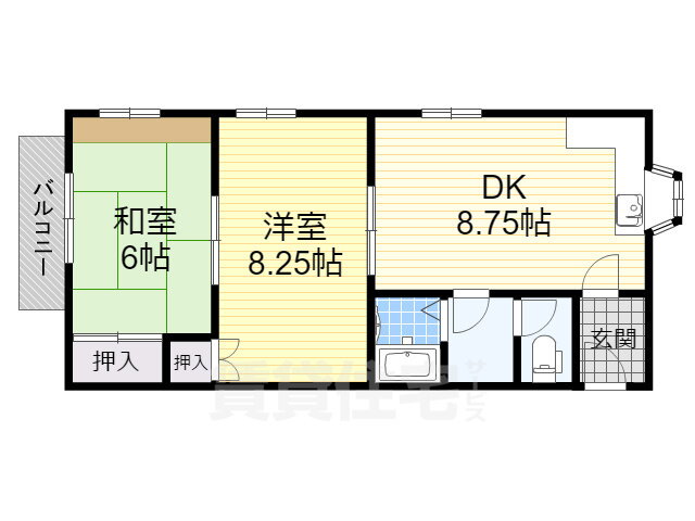 大阪府茨木市沢良宜浜１ 沢良宜駅 2DK マンション 賃貸物件詳細