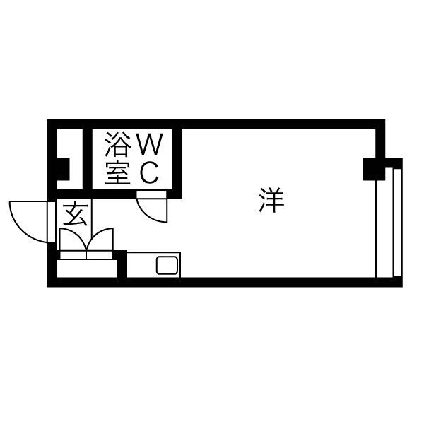 シャトー杉本ＰＡＲＴ　ＩＩ 4階 ワンルーム 賃貸物件詳細