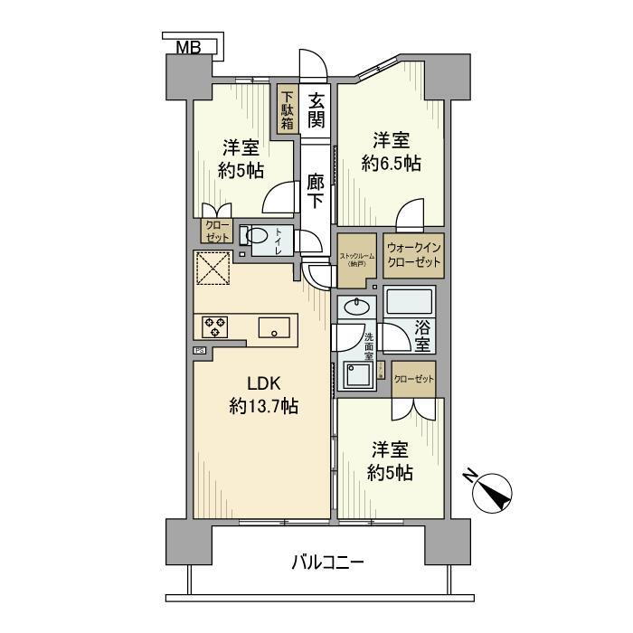 埼玉県川口市並木３ 西川口駅 3LDK マンション 賃貸物件詳細