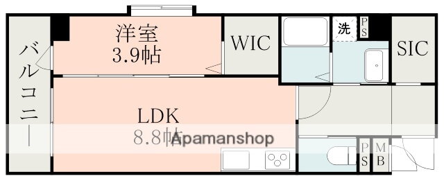 熊本県菊池郡菊陽町武蔵ヶ丘北２ 1LDK マンション 賃貸物件詳細