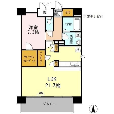 愛知県名古屋市中村区名駅南１ 名古屋駅 1LDK マンション 賃貸物件詳細