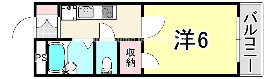 レオパレス武庫南 3階 1K 賃貸物件詳細