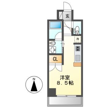 ＬＵＭＩＮＯＵＳ東別院 2階 ワンルーム 賃貸物件詳細