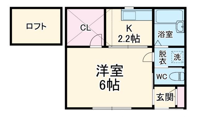 静岡県浜松市中央区文丘町 浜松駅 1K アパート 賃貸物件詳細