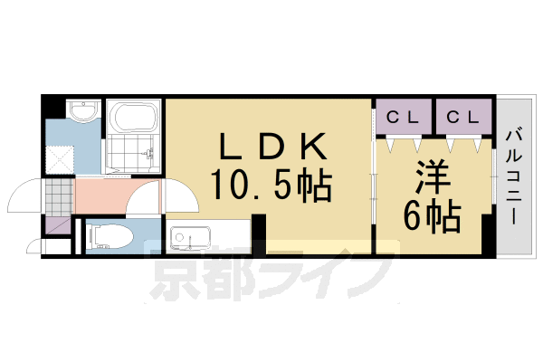 京都府京都市伏見区久我石原町 向日町駅 1LDK アパート 賃貸物件詳細