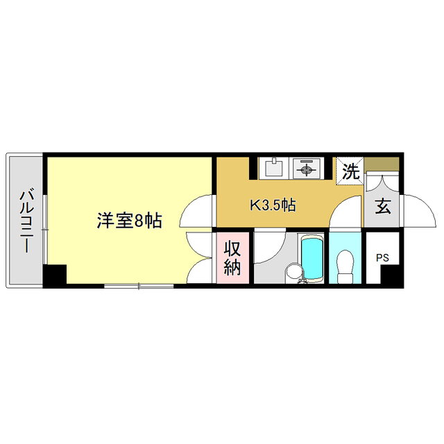 高知県高知市唐人町 デンテツターミナル駅 1K マンション 賃貸物件詳細