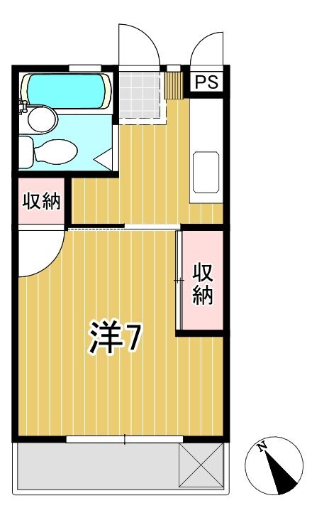 茨城県日立市鮎川町２ 常陸多賀駅 1K アパート 賃貸物件詳細