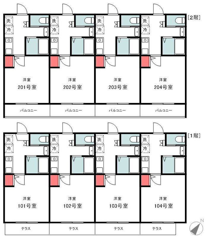 神奈川県横浜市鶴見区岸谷３ 生麦駅 1K アパート 賃貸物件詳細