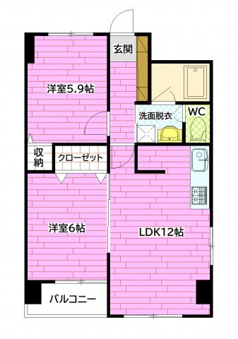 広島県広島市安佐南区長楽寺１ 長楽寺駅 2LDK マンション 賃貸物件詳細