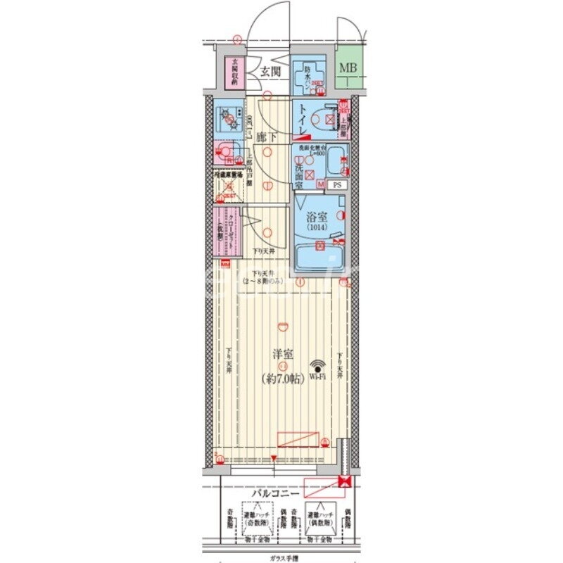 大阪府大阪市旭区赤川２ 城北公園通駅 1K マンション 賃貸物件詳細