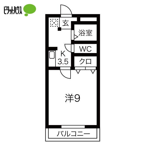 愛知県岡崎市久後崎町字宮前 東岡崎駅 1K マンション 賃貸物件詳細