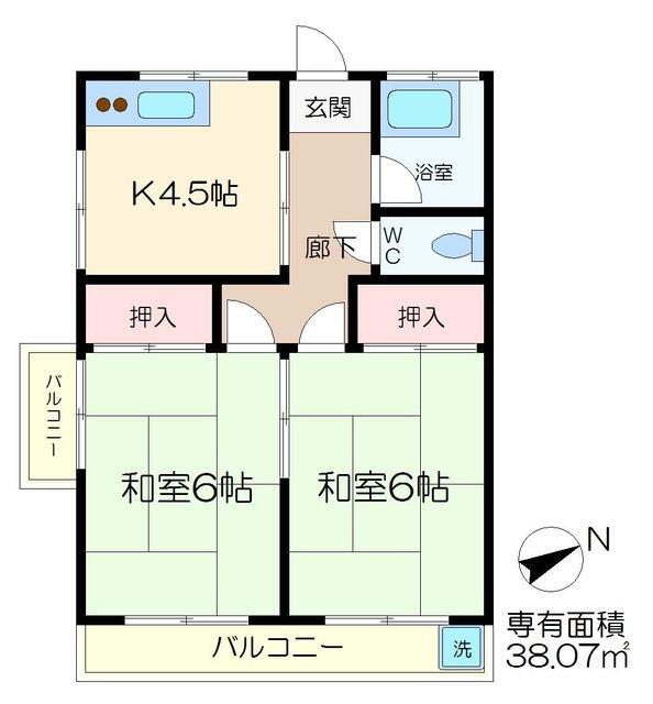 東京都江戸川区西小松川町 船堀駅 2K アパート 賃貸物件詳細