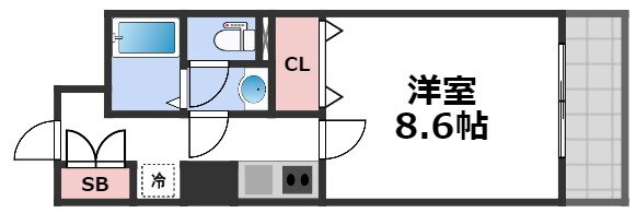 大阪府大阪市中央区馬場町 森ノ宮駅 1K マンション 賃貸物件詳細