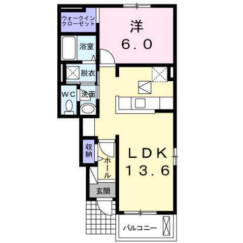 大分県大分市大字佐野 大在駅 1LDK アパート 賃貸物件詳細