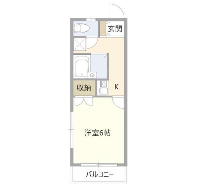 サンセールロジュマン 2階 1K 賃貸物件詳細