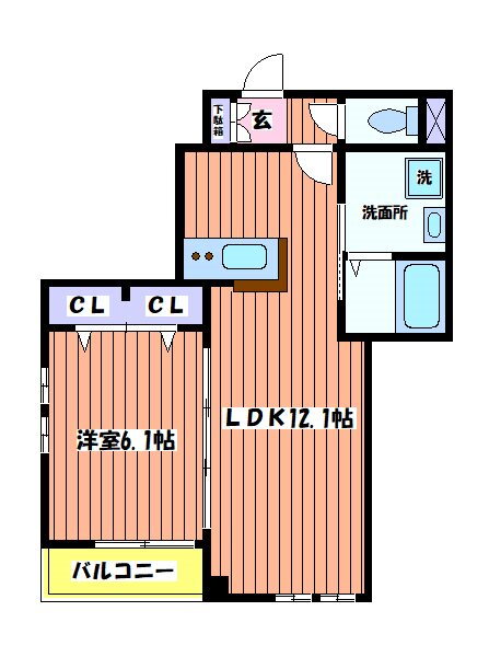 東京都昭島市玉川町３ 東中神駅 1LDK アパート 賃貸物件詳細