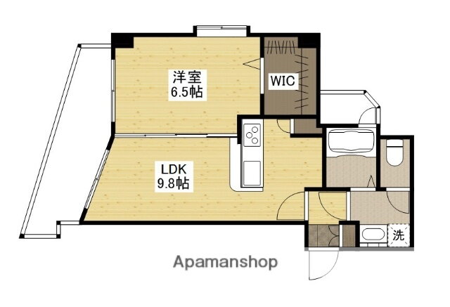 広島県広島市東区牛田本町４ 牛田駅 1LDK マンション 賃貸物件詳細