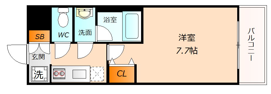 大阪府大阪市天王寺区大道２ 寺田町駅 1K マンション 賃貸物件詳細