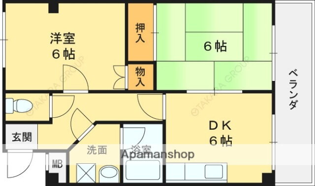 大阪府寝屋川市本町 寝屋川市駅 2DK マンション 賃貸物件詳細