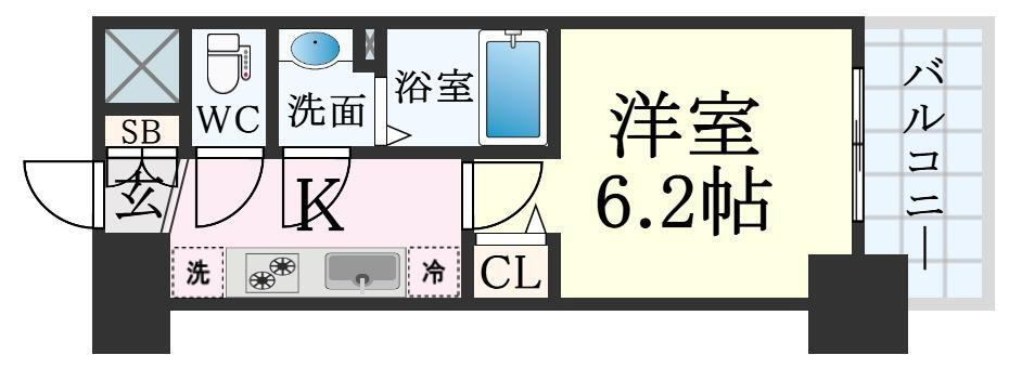 兵庫県神戸市中央区相生町５ 神戸駅 1K マンション 賃貸物件詳細