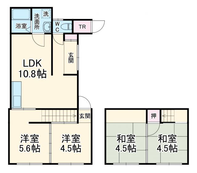 大阪府豊中市螢池北町２ 蛍池駅 4LDK 一戸建て 賃貸物件詳細