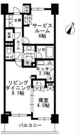 東京都世田谷区深沢７ 桜新町駅 2LDK マンション 賃貸物件詳細