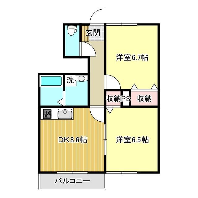 静岡県沼津市大岡 大岡駅 2DK アパート 賃貸物件詳細