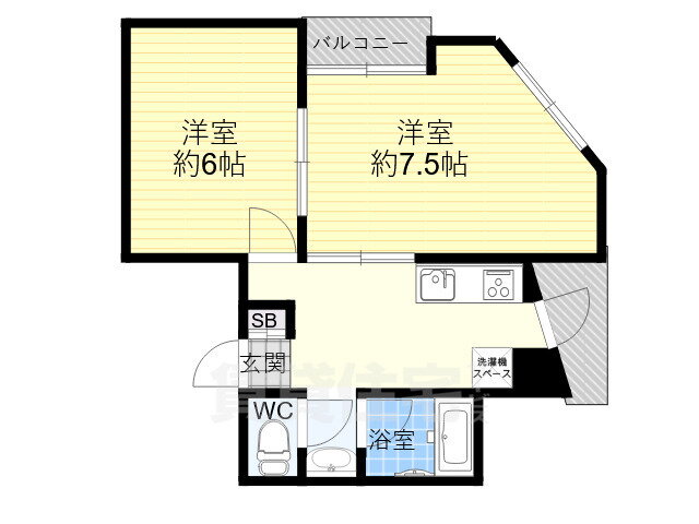 東京都練馬区関町北２ 武蔵関駅 2K マンション 賃貸物件詳細