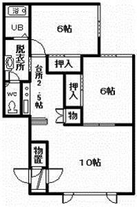 北海道旭川市旭町一条１４ 旭川駅 2LDK アパート 賃貸物件詳細