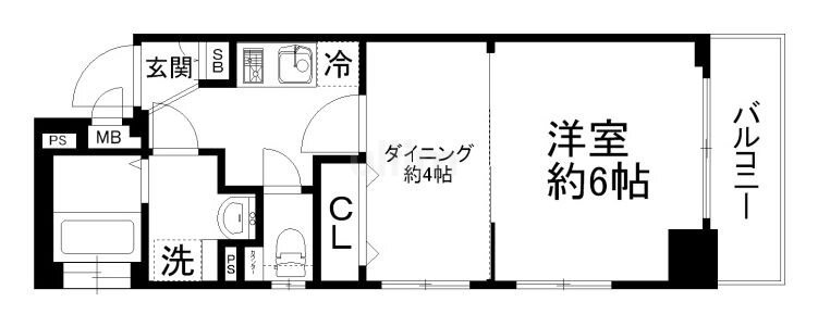 エステムプラザ京都ステーションレジデンシャル 4階 1DK 賃貸物件詳細