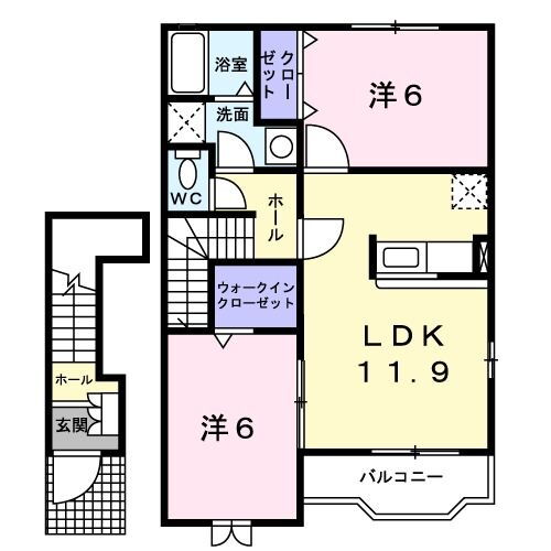 茨城県古河市雷電町 古河駅 2LDK アパート 賃貸物件詳細