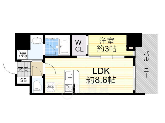 大阪府大阪市淀川区西宮原１ 新大阪駅 1LDK マンション 賃貸物件詳細