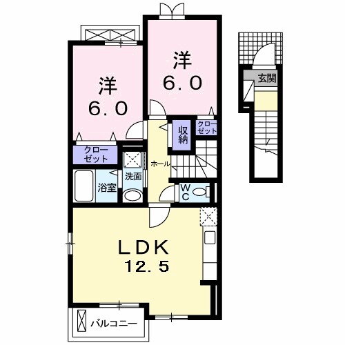 千葉県君津市中富 君津駅 2LDK アパート 賃貸物件詳細