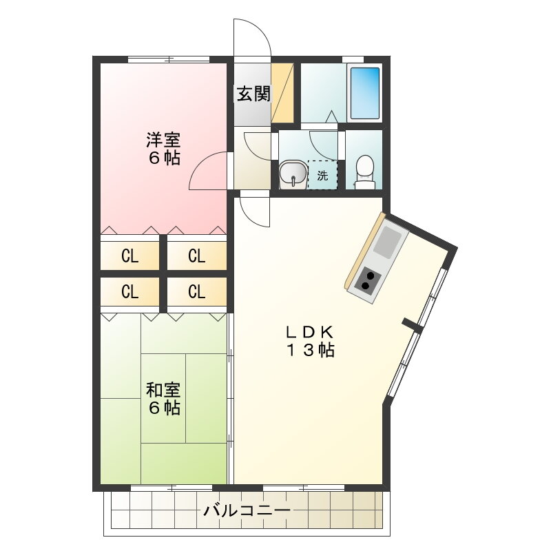 徳島県徳島市西新浜町２ 文化の森駅 2LDK マンション 賃貸物件詳細
