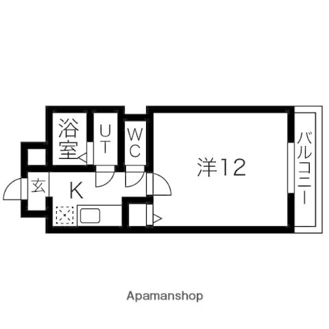 福岡県福岡市中央区薬院２ 薬院大通駅 1K マンション 賃貸物件詳細