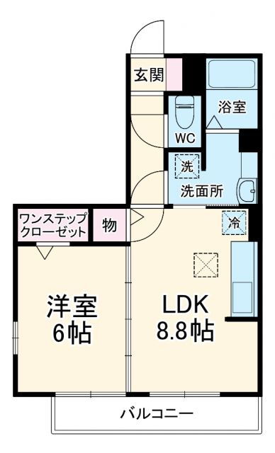 神奈川県川崎市宮前区野川本町１ 梶が谷駅 1LDK アパート 賃貸物件詳細