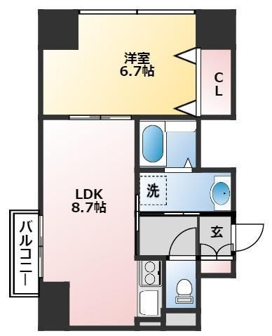 高知県高知市新本町１ 高知駅 1LDK マンション 賃貸物件詳細