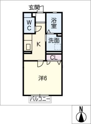 愛知県名古屋市緑区鹿山３ 鳴海駅 1K アパート 賃貸物件詳細