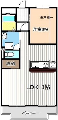 東和ハイツ 3階 1LDK 賃貸物件詳細