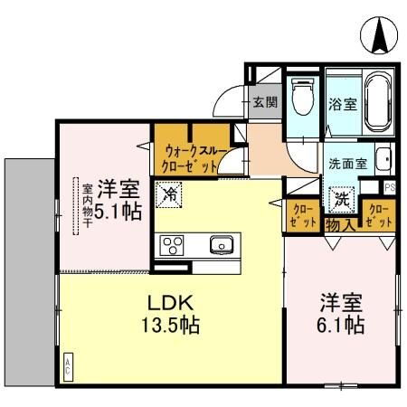 大阪府堺市北区北花田町４ 北花田駅 2LDK アパート 賃貸物件詳細