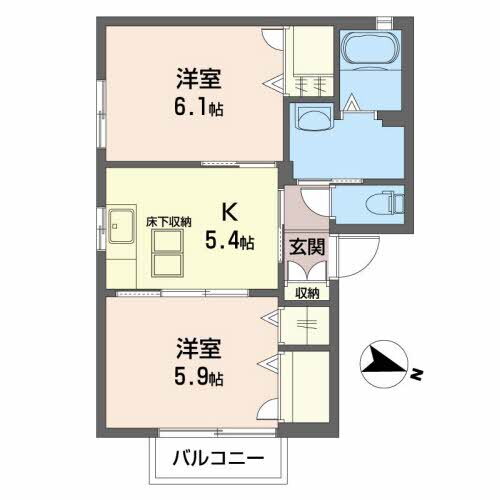 広島県尾道市高須町 東尾道駅 2K アパート 賃貸物件詳細