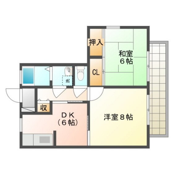 広島県広島市安佐南区東野２ 中筋駅 2DK アパート 賃貸物件詳細