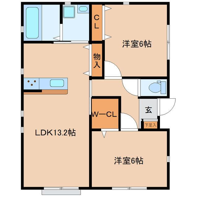 宮城県仙台市太白区中田町字前沖 南仙台駅 2LDK 一戸建て 賃貸物件詳細
