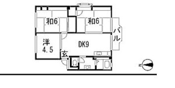 トミ－ル小名路Ｂ棟 2階 3DK 賃貸物件詳細