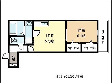 京都府城陽市久世北垣内 久津川駅 1LDK アパート 賃貸物件詳細