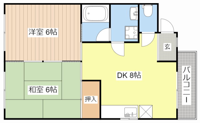 滋賀県甲賀市水口町虫生野中央 貴生川駅 2DK マンション 賃貸物件詳細