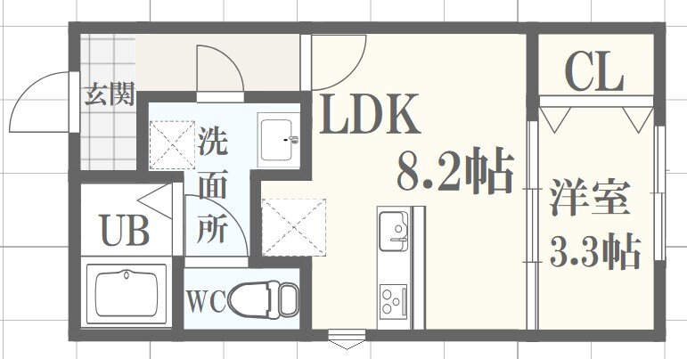 兵庫県姫路市飾磨区妻鹿 妻鹿駅 1LDK アパート 賃貸物件詳細