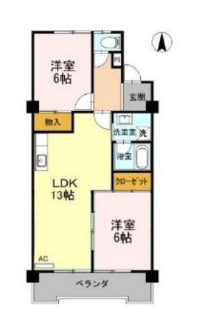 愛知県岡崎市緑丘１ 岡崎駅 2LDK マンション 賃貸物件詳細