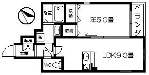 鹿児島県鹿児島市小松原２ 谷山駅 1LDK マンション 賃貸物件詳細