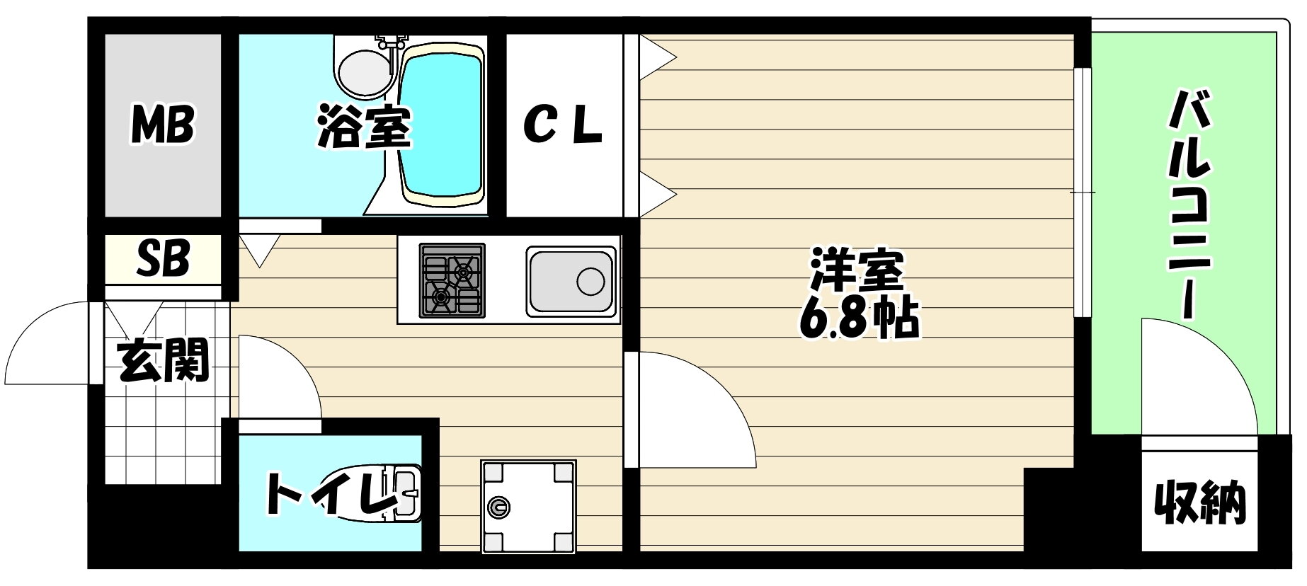 大阪府大阪市淀川区東三国２ 東三国駅 1K マンション 賃貸物件詳細